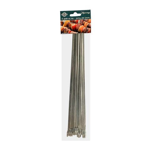 STAINLESS STEEL FLAT SKEWER 35CM 12/PKT