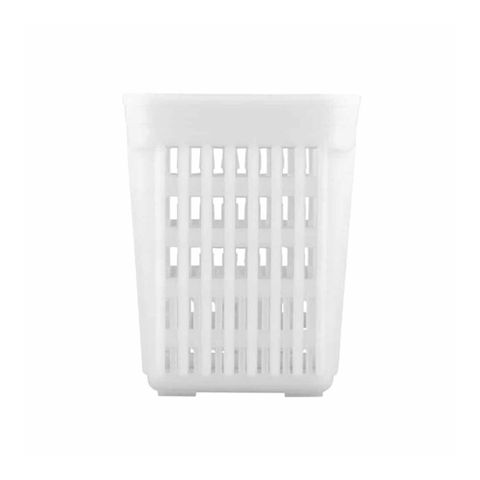 CUTLERY BASKET SQUARE WHITE