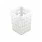 CUTLERY BASKET SQUARE WHITE