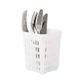 CUTLERY BASKET SQUARE WHITE