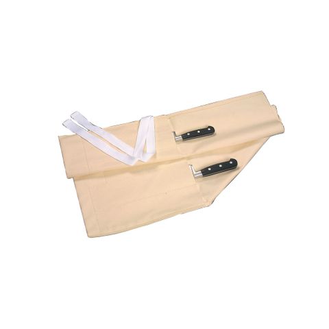 DEXAM CREAM COTTON KNIFE ROLL HEAVY DUTY