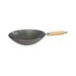 WOK 30CM HEAVY 1.8MM GAUGE CARBON STEEL