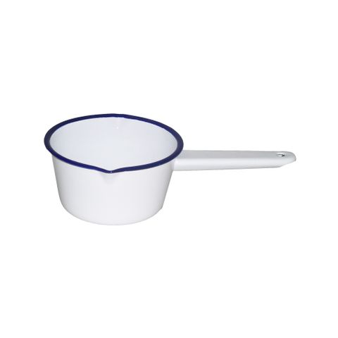 FALCON MILK PAN ENAMELWARE WHITE 14CM