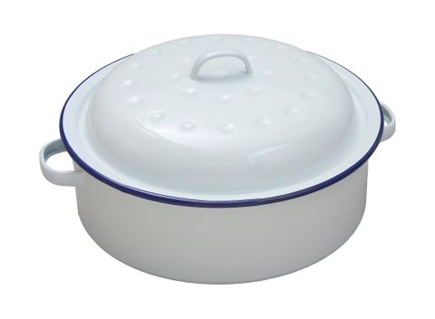 FALCON ROASTER ROUND WHITE 20CM