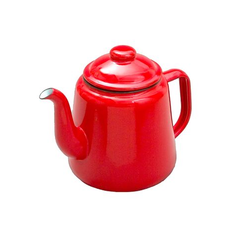 FALCON TEAPOT ENAMELWARE RED 1.5 LITRE