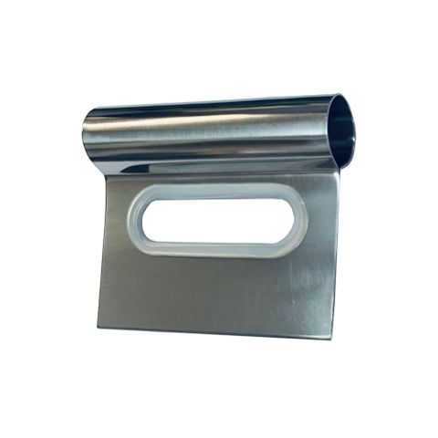 DOUGH SCRAPER 13X11CM STAINLESS STEEL