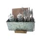 TABLE CADDY 4 COMPARTMENT GALVANISED