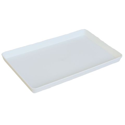 SANDWICH TRAY WHITE STACKABLE