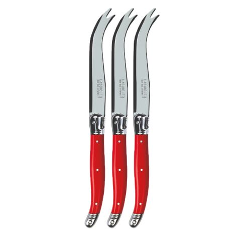 VERDIER CHEESE KNIFE BRIGHT RED (3)