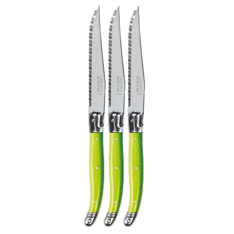 Laguiole REFILL STEAK KNIFE GREEN (3)