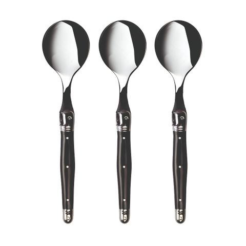 VERDIER SOUP SPOON BLACK (3)