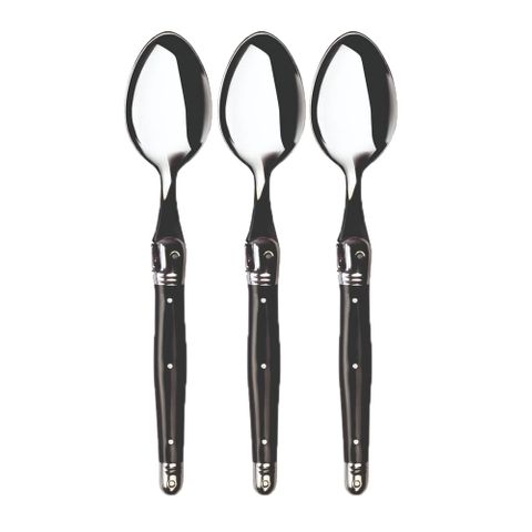 Laguiole REFILL DESSERT SPOON BLACK (3)