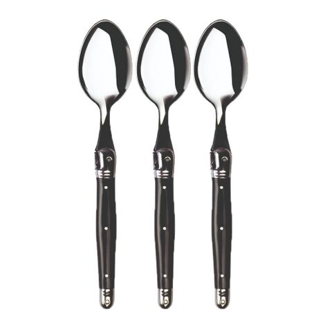 Laguiole REFILL DESSERT SPOON BLACK (3)