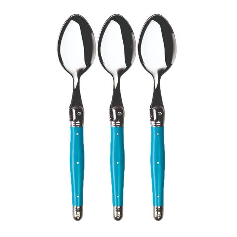 Laguiole REFILL DESSERT SPOON BLUE(3)
