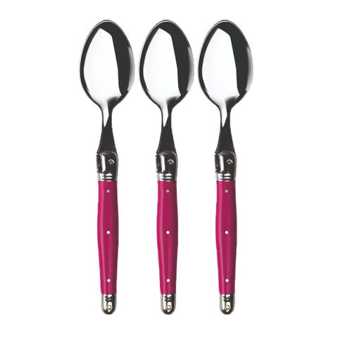 Laguiole REFILL DESSERT SPOON FUCHSIA(3)