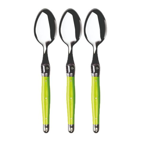 VERDIER REFILL DESSERT SPOON GREEN (3)