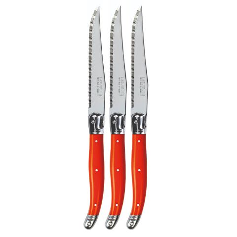 VERDIER REFILL STEAK KNIFE ORANGE(3)