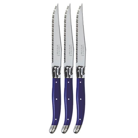 VERDIER REFILL STEAK KNIFE VIOLET(3)