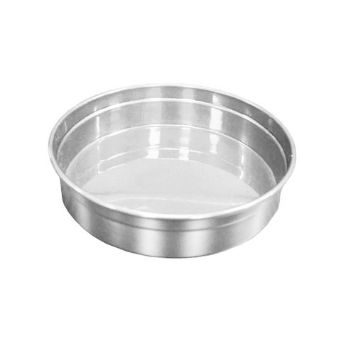 ROUND BAR TRAY SILVER ALUMINIUM 240X50MM