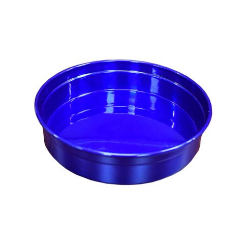 ROUND BAR TRAY BLUE ALUMINIUM 330X50MM