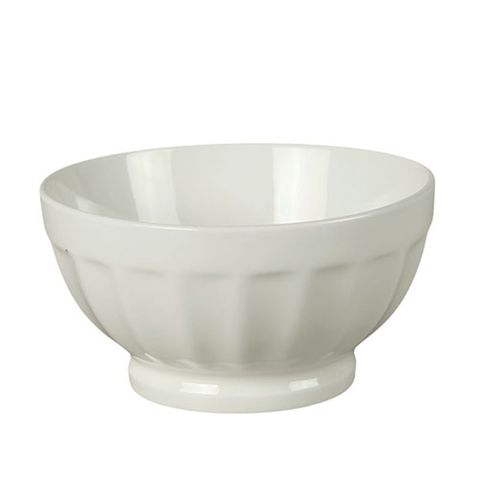 BIA LATTE BOWL RIBBED WHITE 450ML (4)