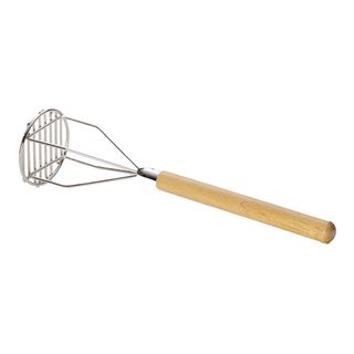 POTATO MASHER 45CM WITH WOODEN HANDLE