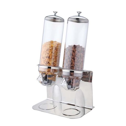 CEREAL DISPENSER DOUBLE 2X4LTR CAPACITY