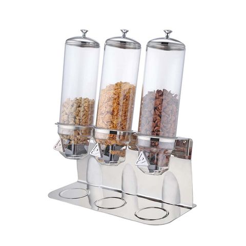 CEREAL DISPENSER TRIPLE 3X4LTR CAPACITY