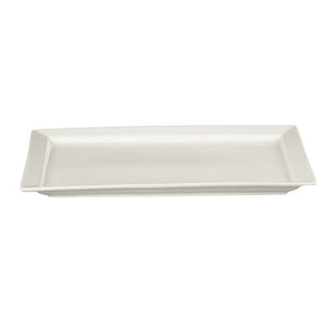 BISTRO RECT PLATTER 36.5X18X1.8CM CRM (2