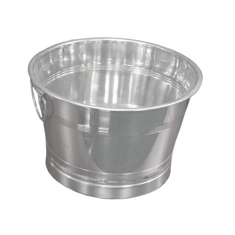 ICE TUB RND 400MM DIA STAINLESS STEEL