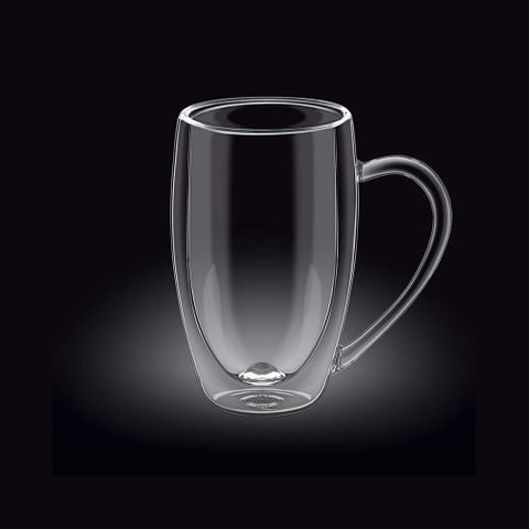 THERMO-GLASS GLASS 500ML DBL W/HANDLE