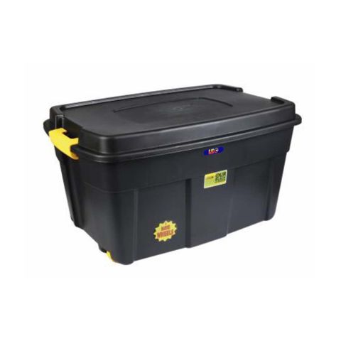 Roughtote Black - 110 Litre with Lid