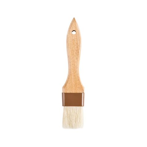 PASTRY BRUSH RUBBER WOOD HANDLE 25MM