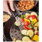 BLUESTEEL VEGGIE&CHESTNUT PAN #OUTDOOR