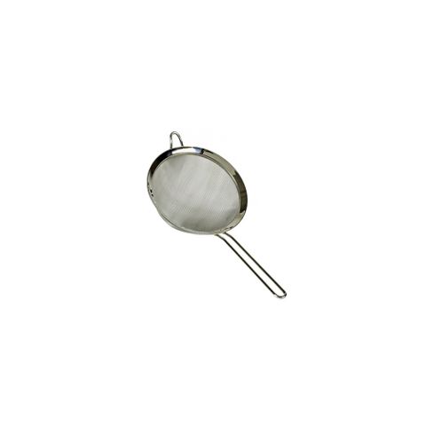 STRAINER SIEVE FINE FLAT RIM 10CM S.S