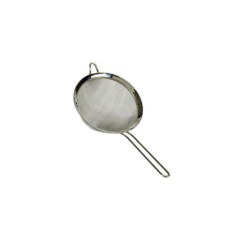 STRAINER SIEVE FINE FLAT RIM 12CM S.S