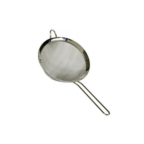 STRAINER SIEVE FINE FLAT RIM 18CM S.S