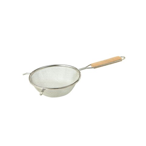 STRAINER SIEVE FINE WOODEN HANDLE 18CM S.S