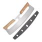 PIZZA ROCKER CUTTER WITH WOOD HANDLE 33CM