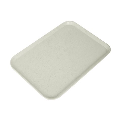 FIBREGLASS SERVING TRAY 405X280MM WHITE
