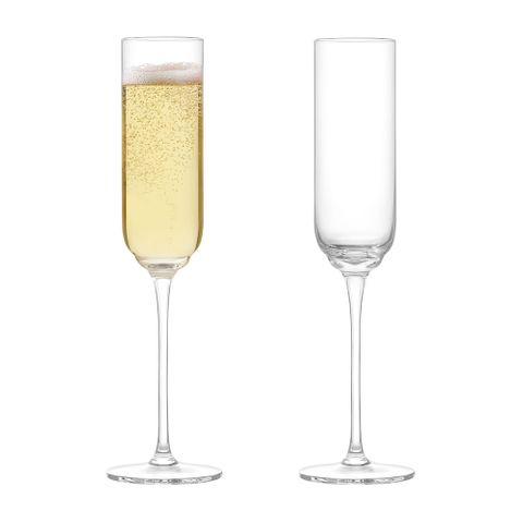 ASD MILAN CHAMPAGNE FLUTES SET OF 2