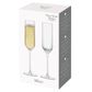 ASD MILAN CHAMPAGNE FLUTES SET OF 2