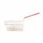 RECTANGLE FRYER BASKET 335X165X150MM RED HANDLE