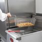 RECTANGLE FRYER BASKET 335X165X150MM RED HANDLE