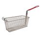 FRY / CHIP BASKET RECTANGLE 335X165X150MM RED HANDLE