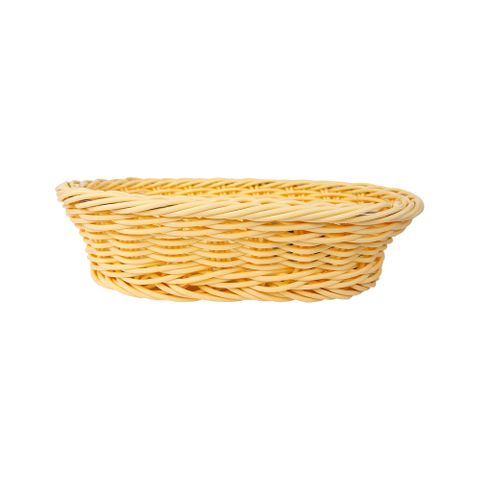 BREAD BASKET OVAL 24X19CM PP WICKER MD