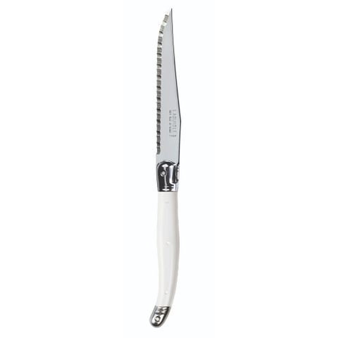 LAGUIOLE STEAK KNIFE SET 6 WHITE