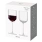 ASD MILAN RED WINE GLASS SET OF 2