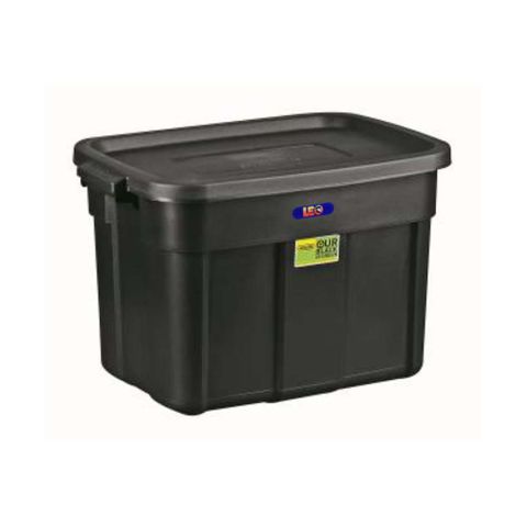 Roughtote Black - 68 Litre with Lid