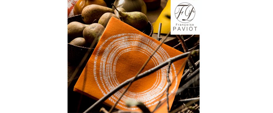 Francoise Paviot napkins from Uncle Zitos
